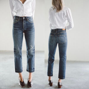 Citizen Of Humanity Gia High Rise Ankle Straight Jeans - 25